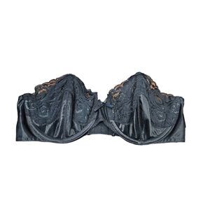 Bali Black Underwire Strapless Bra 32C NEW TAGS
